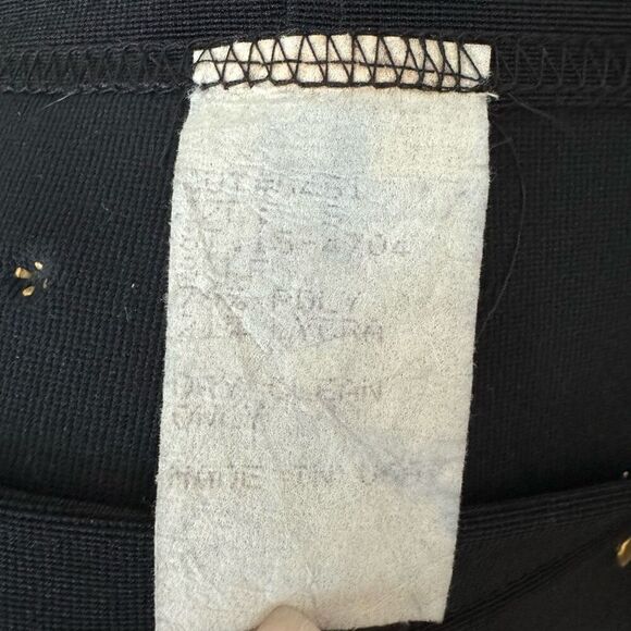 Tadashi Shoji Women's Brass Studded Suit Set Black 2 Piece Bold Office Statement - Picture 10 of 10